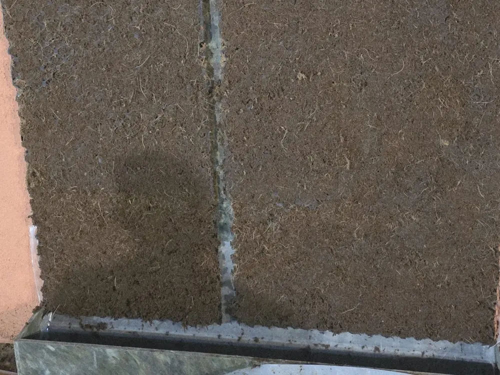 GridMats panels on MLP boards, filled with cocopeat, 8 December